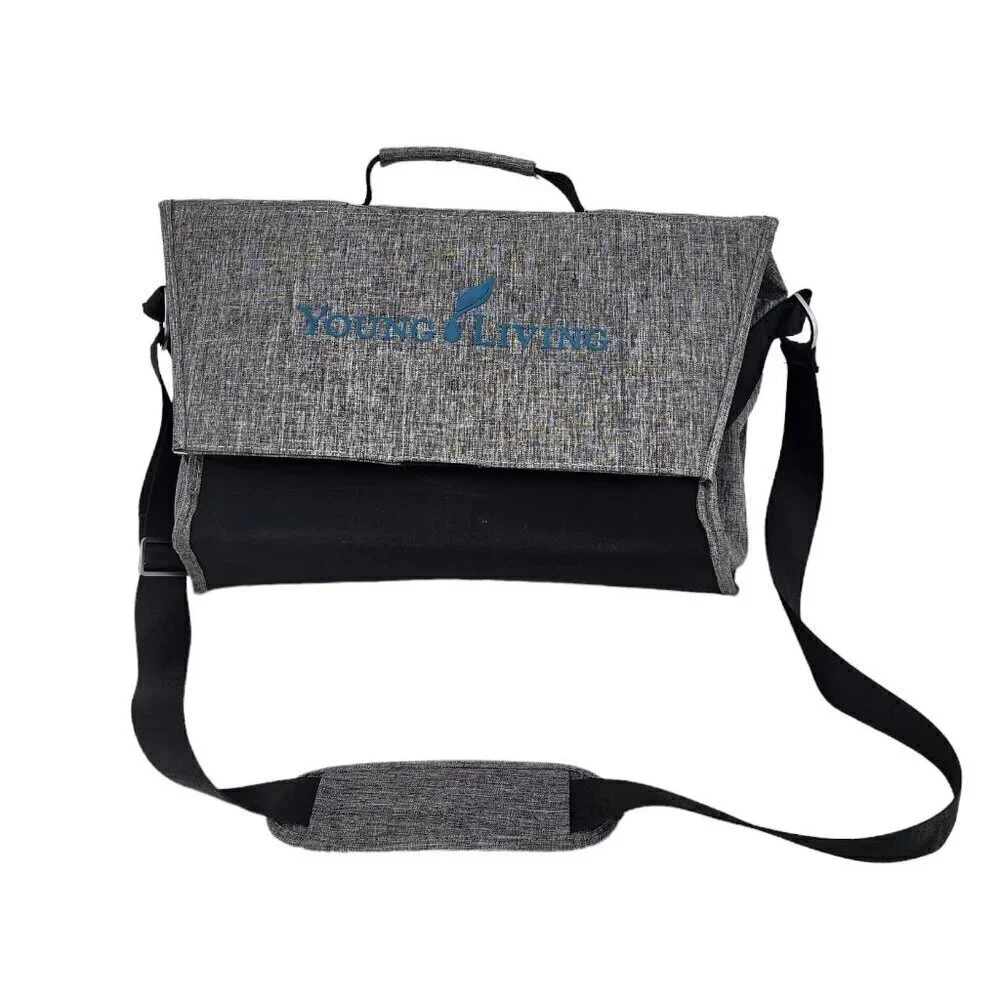 Young Living Essential Oils 2017 Convention Gray Messenger Bag
